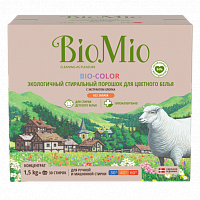 Экологичный стиральный порошок для цветного белья BioMio BIO-COLOR, 1,5 кг